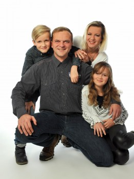 Portraits mit der Familie, Gruppenfoto Familie