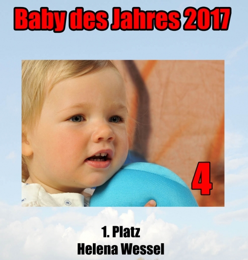 Baby des Jahres 2017 - die Siegerehrung und die Gewinner - unser Baby des Jahres 2017 ist Helena Wessel
