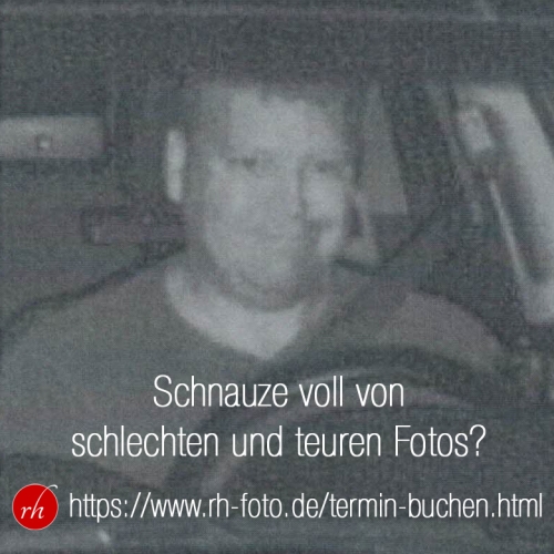 Schnauze voll von schlechten und teuren Fotos? Jetzt Fototermin sichern!