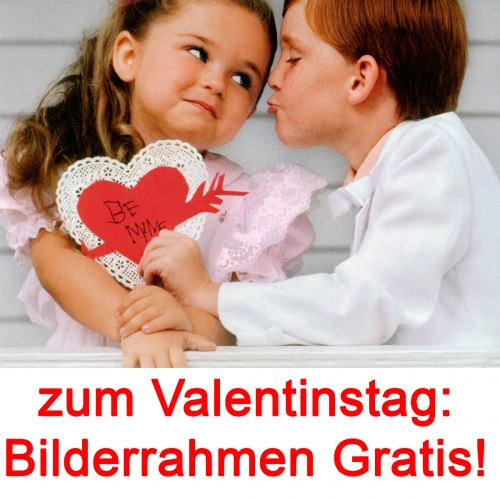 Fotostudio-Aktion zum Valentinstag: Portraitshooting für Pärchen und Geschwister für 49,99 € und gratis Bilderrahmen dazu